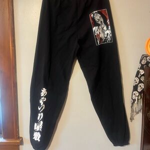 Junji ito sweatpants from hot topic never been worn without tags